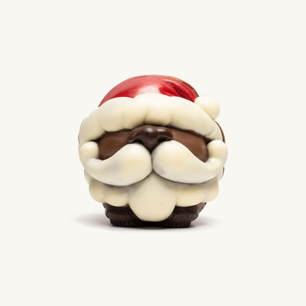 Sfera al cioccolato di Babbo Natale